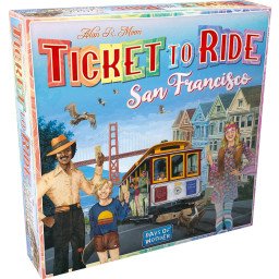 JUEGO DE MESA -  AVENTUREROS AL TREN - SAN FRANCISCO