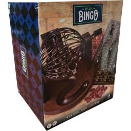 JUEGO DE MESA - BINGO DE LUJO DE MADERA