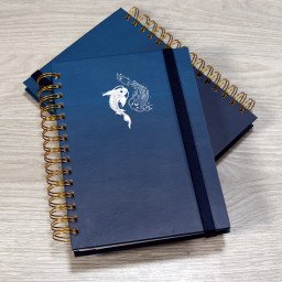 AGENDA KOI COBALTO ANILLADO DIARIO 90