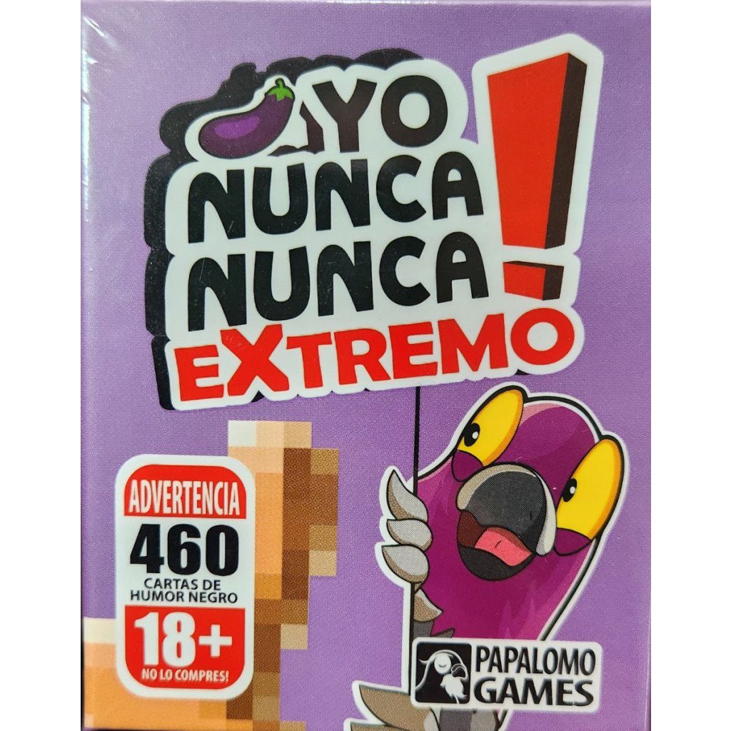 Juego de Cartas - Papalomo Games- Yo Nunca Nunca Extremo