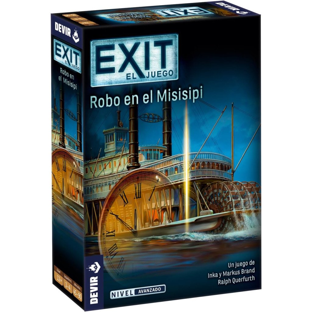 Juego de Mesa - Devir Games - Exit - Robo en el Misisipi (Avanzado)