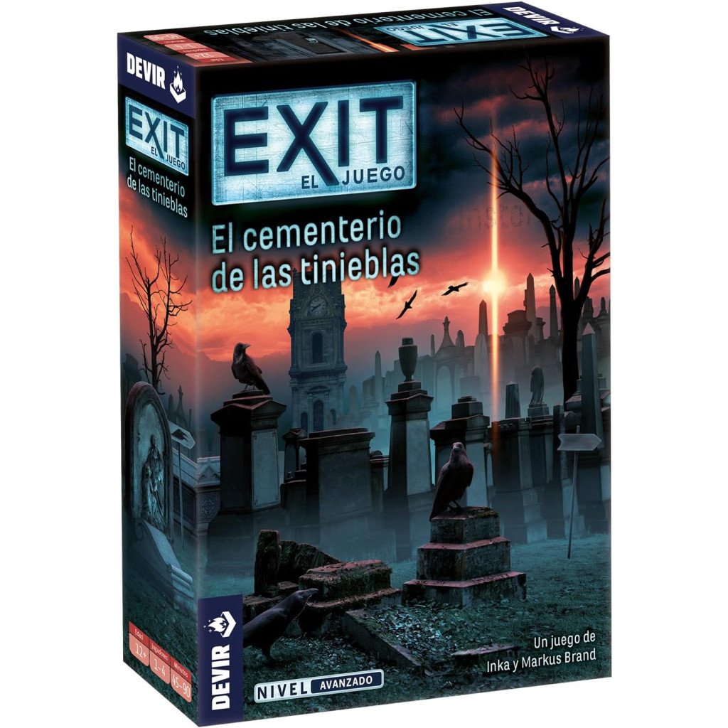 Juego de Mesa - Devir Games - Exit - El Cementerio de las Tinieblas (Avanzado)